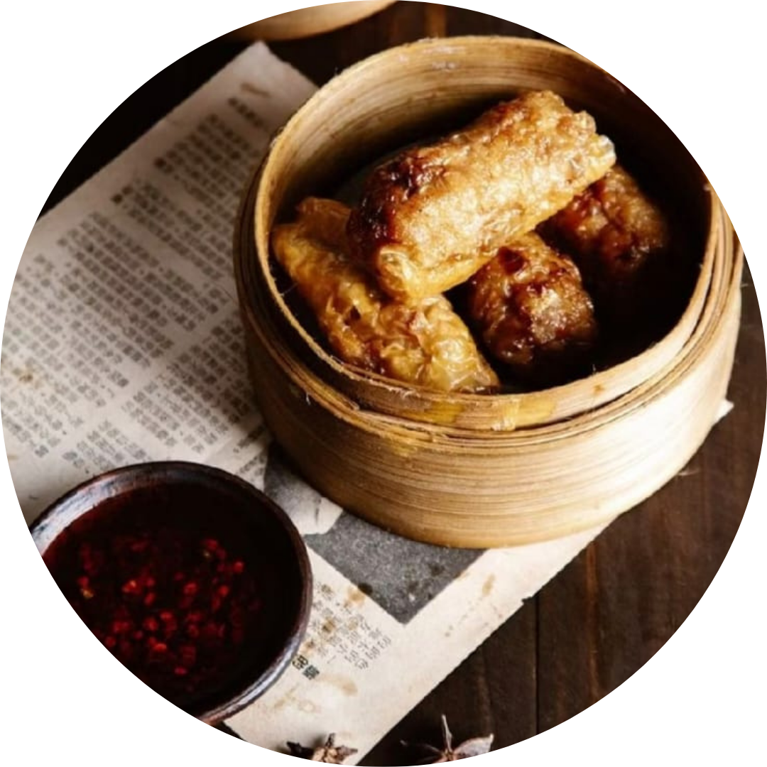 Kulit Tahu Ayam goreng